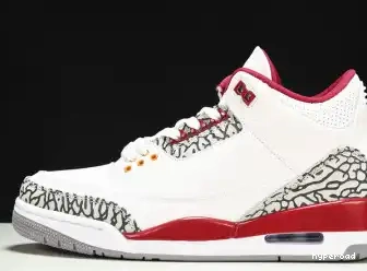 Hyperoad  Retro Red” Jordan Air 3 “Cardinal 0428